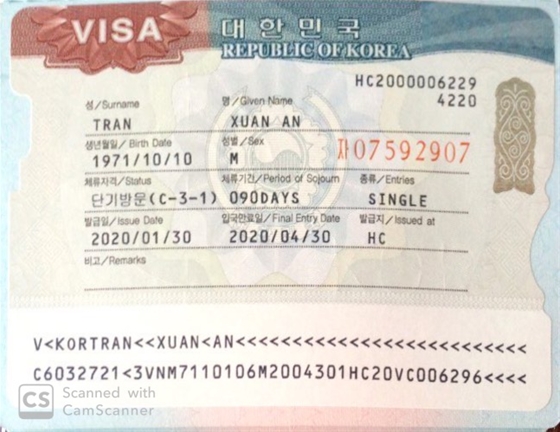 Hướng dẫn xin visa thăm thân Hàn Quốc